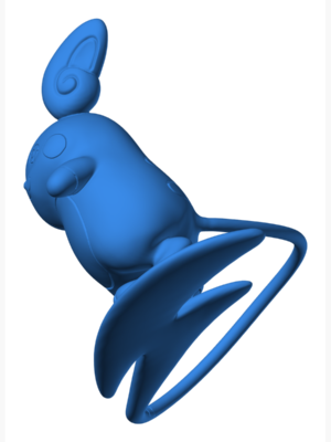 Pikachu 24 3D Baskı Modeli — Pokémon