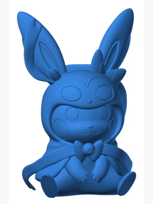 Pikachu 37 3D Baskı Modeli — Pokémon