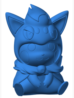 Pikachu 39 3D Baskı Modeli — Pokémon