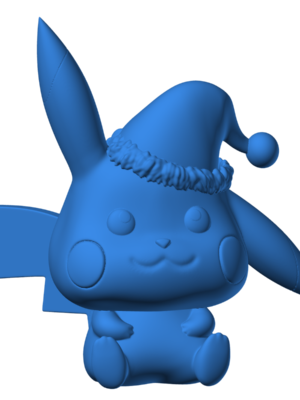 Pikachu 3 3D Baskı Modeli — Pokémon