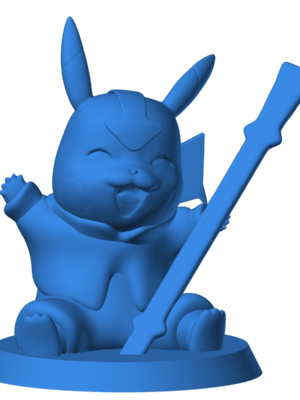 Pikachu 40 3D Baskı Modeli — Pokémon