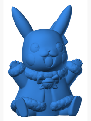 Pikachu 41 3D Baskı Modeli — Pokémon
