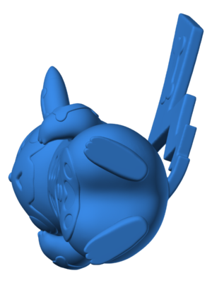 Pikachu 45 3D Baskı Modeli — Pokémon