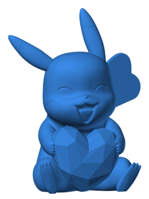 Pikachu 55 3D Baskı Modeli — Pokémon