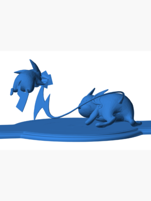 Pikachu 56 3D Baskı Modeli — Pokémon