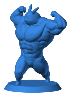 Pikachu 74 3D Baskı Modeli — Pokémon