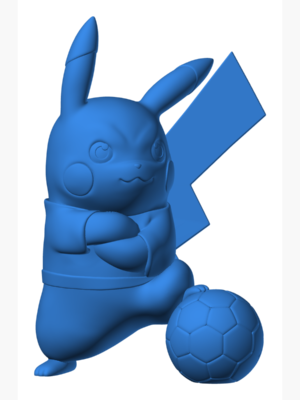 Pikachu 76 3D Baskı Modeli — Pokémon
