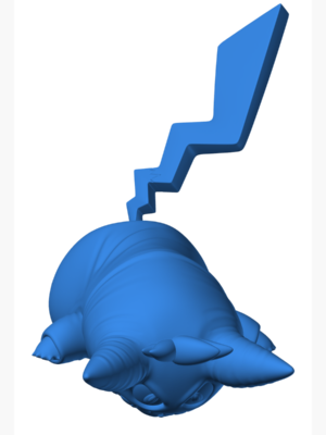 Pikachu 77 3D Baskı Modeli — Pokémon