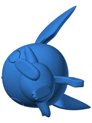 Pikachu 79 3D Baskı Modeli — Pokémon