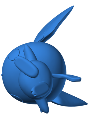 Pikachu 80 3D Baskı Modeli — Pokémon
