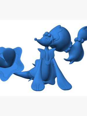 Primarina 3D Baskı Modeli — Pokémon
