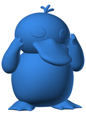 Psyduck 1 3D Baskı Modeli — Pokémon