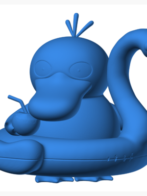 Psyduck 5 3D Baskı Modeli — Pokémon