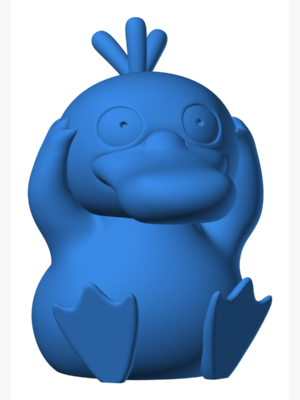 Psyduck 6 3D Baskı Modeli — Pokémon