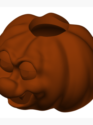 Dev Karikatür Halloween Balkabağı
