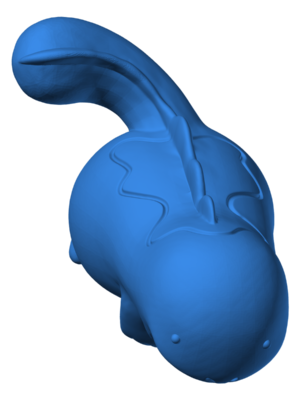 Quagsire 3D Baskı Modeli — Pokémon