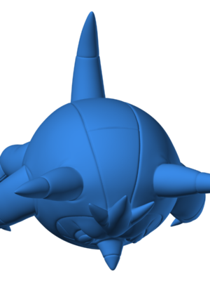 Quilladin 3D Baskı Modeli — Pokémon