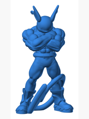 Raichu 1 3D Baskı Modeli — Pokémon