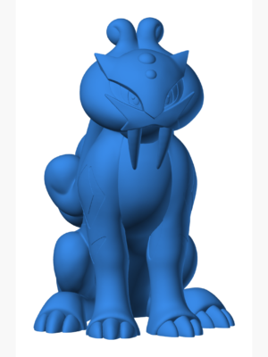 Raikou 4 3D Baskı Modeli — Pokémon