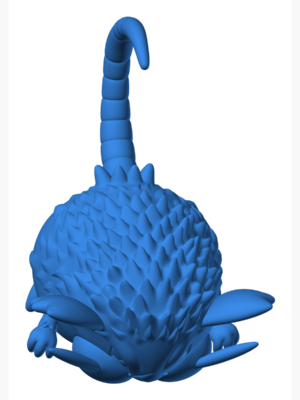 Raticate 3D Baskı Modeli — Pokémon