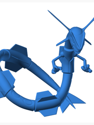 Rayquaza 7 3D Baskı Modeli — Pokémon