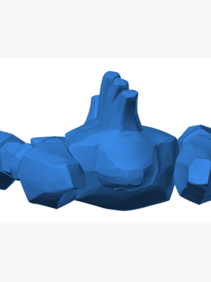 Regirock 3D Baskı Modeli — Pokémon