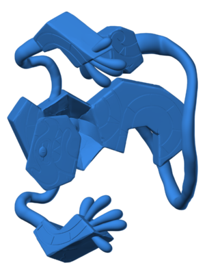 Runerigus 3D Baskı Modeli — Pokémon