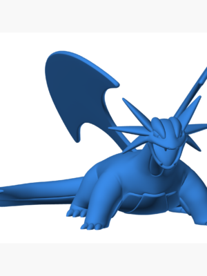 Salamence 3D Baskı Modeli — Pokémon