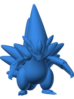 Sandslash 3D Baskı Modeli — Pokémon