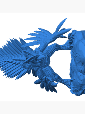 Sceptile 3 3D Baskı Modeli — Pokémon