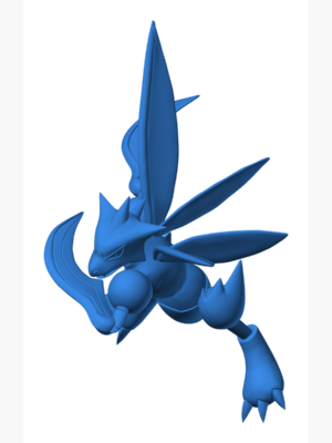 Scyther 2 3D Baskı Modeli — Pokémon