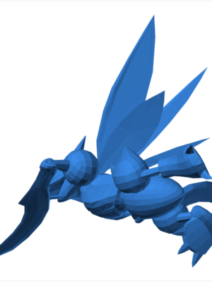 Scyther 5 3D Baskı Modeli — Pokémon