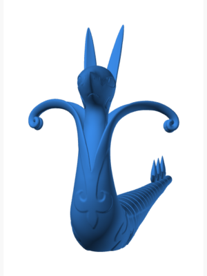 Serperior 3D Baskı Modeli — Pokémon