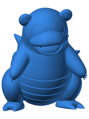 Slowbro 3D Baskı Modeli — Pokémon