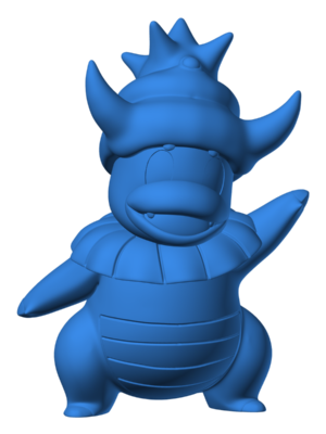 Slowking 3D Baskı Modeli — Pokémon
