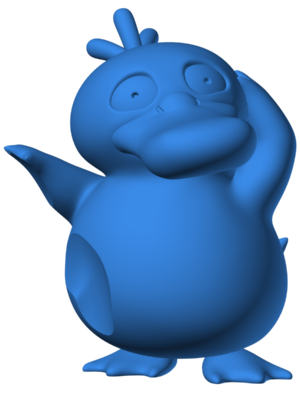 Slowpoke 2 3D Baskı Modeli — Pokémon