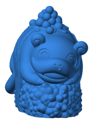 Slowpoke 3 3D Baskı Modeli — Pokémon