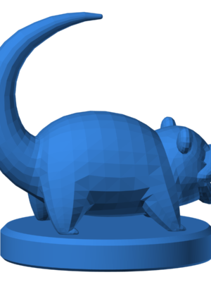Slowpoke 4 3D Baskı Modeli — Pokémon