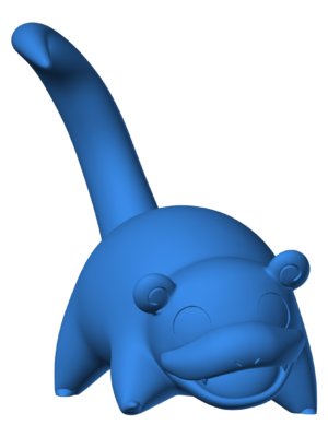 Slowpoke 6 3D Baskı Modeli — Pokémon