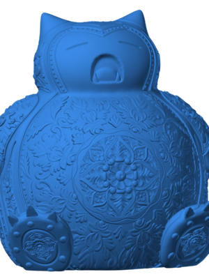 Snorlax 10 3D Baskı Modeli — Pokémon