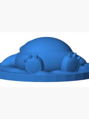 Snorlax 6 3D Baskı Modeli — Pokémon