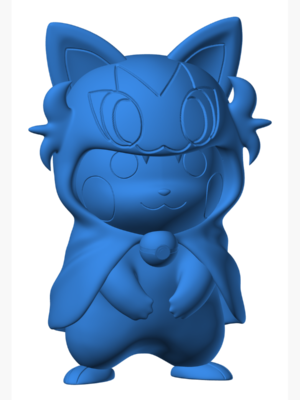 Sprigatito 3D Baskı Modeli — Pokémon