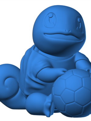 Squirtle 12 3D Baskı Modeli — Pokémon