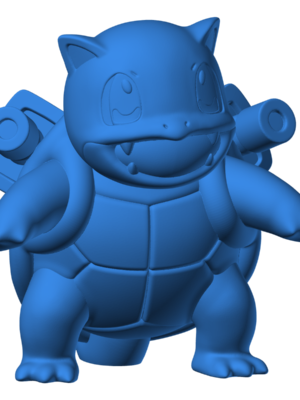 Squirtle 14 3D Baskı Modeli — Pokémon