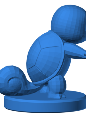 Squirtle 17 3D Baskı Modeli — Pokémon