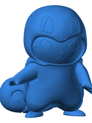 Squirtle 18 3D Baskı Modeli — Pokémon