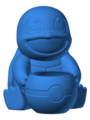 Squirtle 19 3D Baskı Modeli — Pokémon