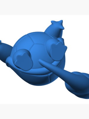 Squirtle 20 3D Baskı Modeli — Pokémon