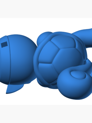 Squirtle 21 3D Baskı Modeli — Pokémon