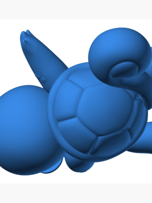 Squirtle 23 3D Baskı Modeli — Pokémon